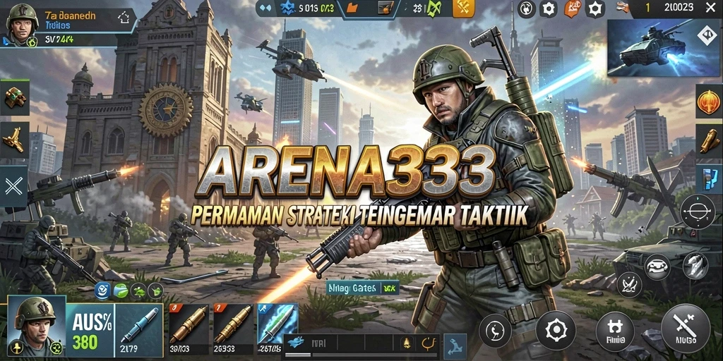 Tampilan gameplay strategi yang mendalam dari ARENA333.