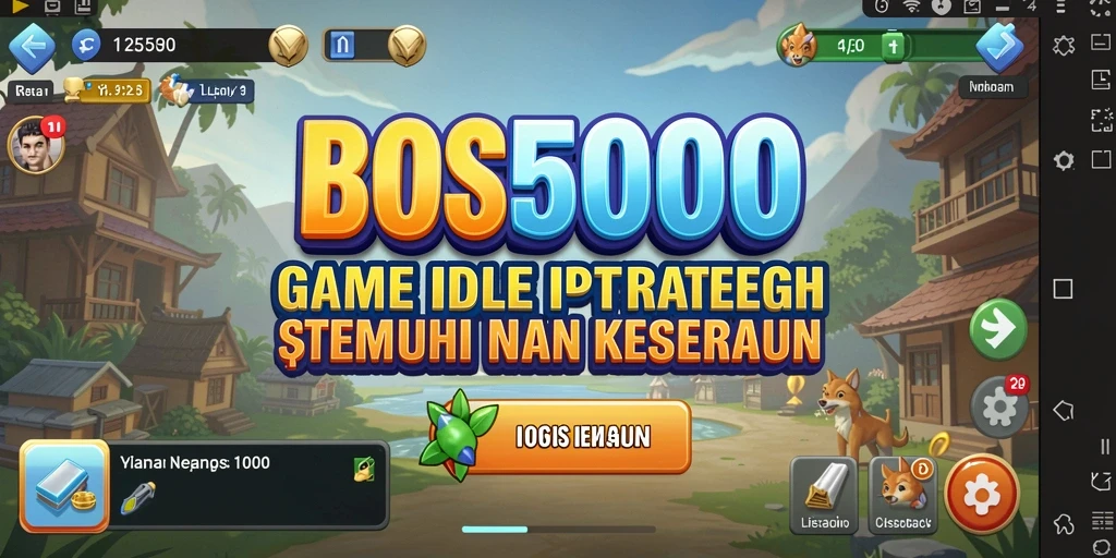 Tampilan gameplay BOS5000 dengan grafis menarik dan strategi yang mendalam.