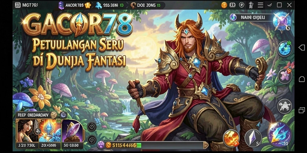 Tampilan gameplay GACOR78 yang penuh petualangan dan tantangan.