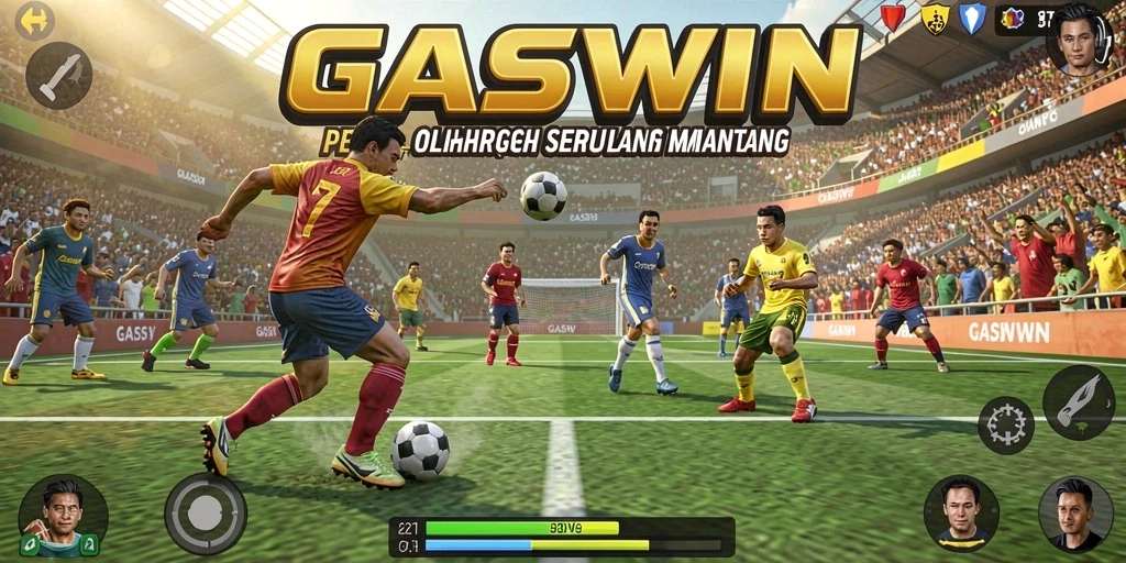 Tampilan gameplay seru dalam aplikasi olahraga GASWIN yang mendebarkan.