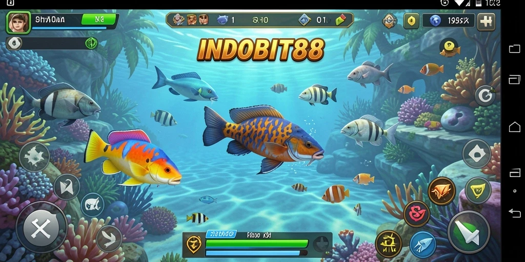 Gameplay seru menembak ikan di INDOBIT88.